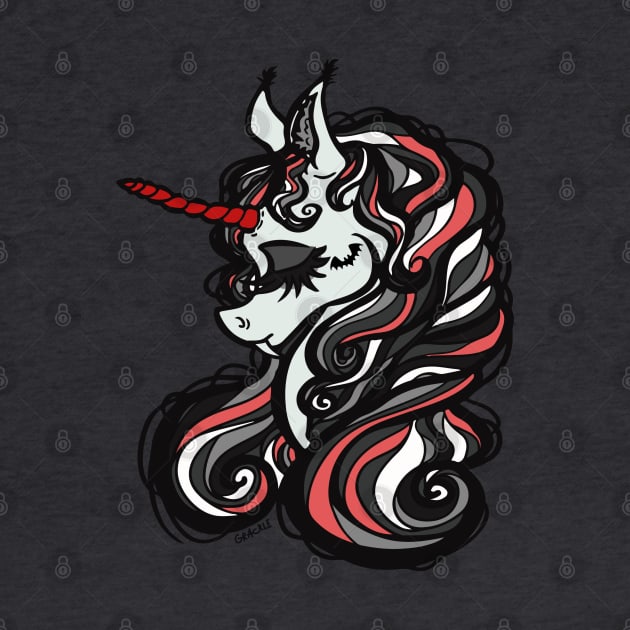 Vampire Unicorn by Jan Grackle